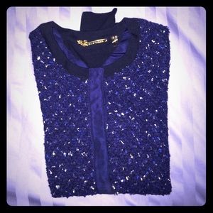 Elie Tahari sweater navy
